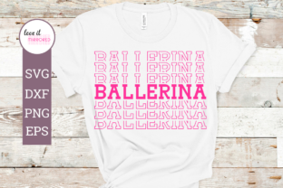 Ballerina Mirror Word Cut File for Crafts and Graphics