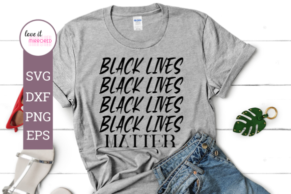Black Lives Matter Mirror Word Cut File Review
