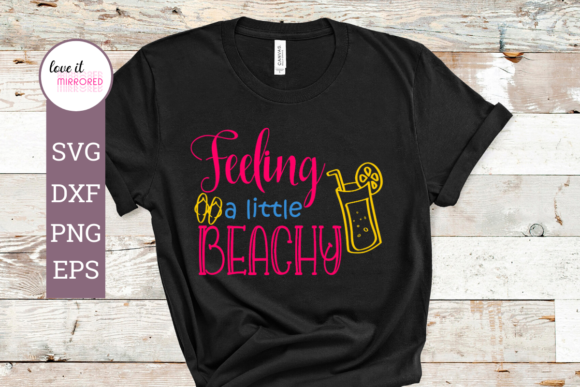 Feeling a Little Beachy Graphic Design Asset for Crafts