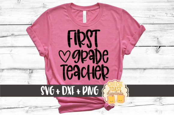 First Grade Teacher Graphics for Crafts and Digital Products