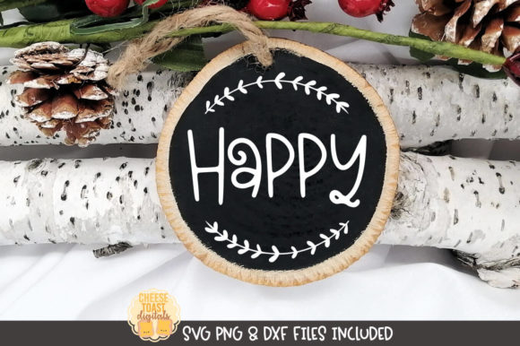 Happy - Ornament Design for Crafts and Graphics