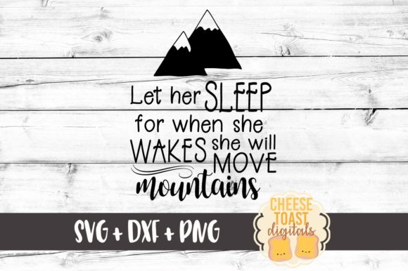 Let Her Sleep Graphics for Crafts