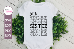 Little Sister Mirrored: A Versatile Graphics Asset for Crafts and Branding