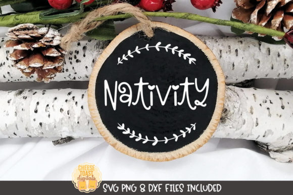 Nativity - Christmas Ornament Graphics for Crafts