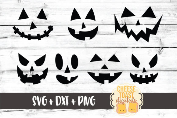 Pumpkin Faces Graphic Design for Crafts