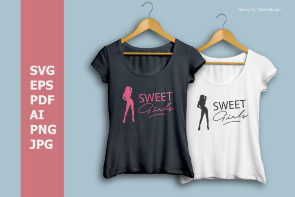 Sweet Girls Graphic Templates for Creative Projects