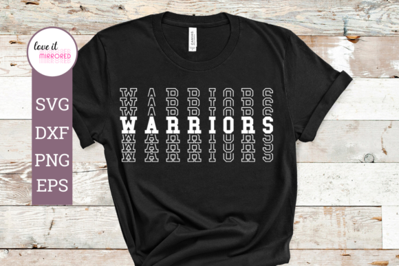 Warriors Sport Team Graphics for Crafts and Branding