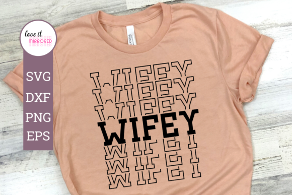 Wifey Mirror Word Cut File Review for Embroidery Projects
