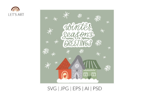 Winter Season’s Greetings Graphics for Cozy Branding